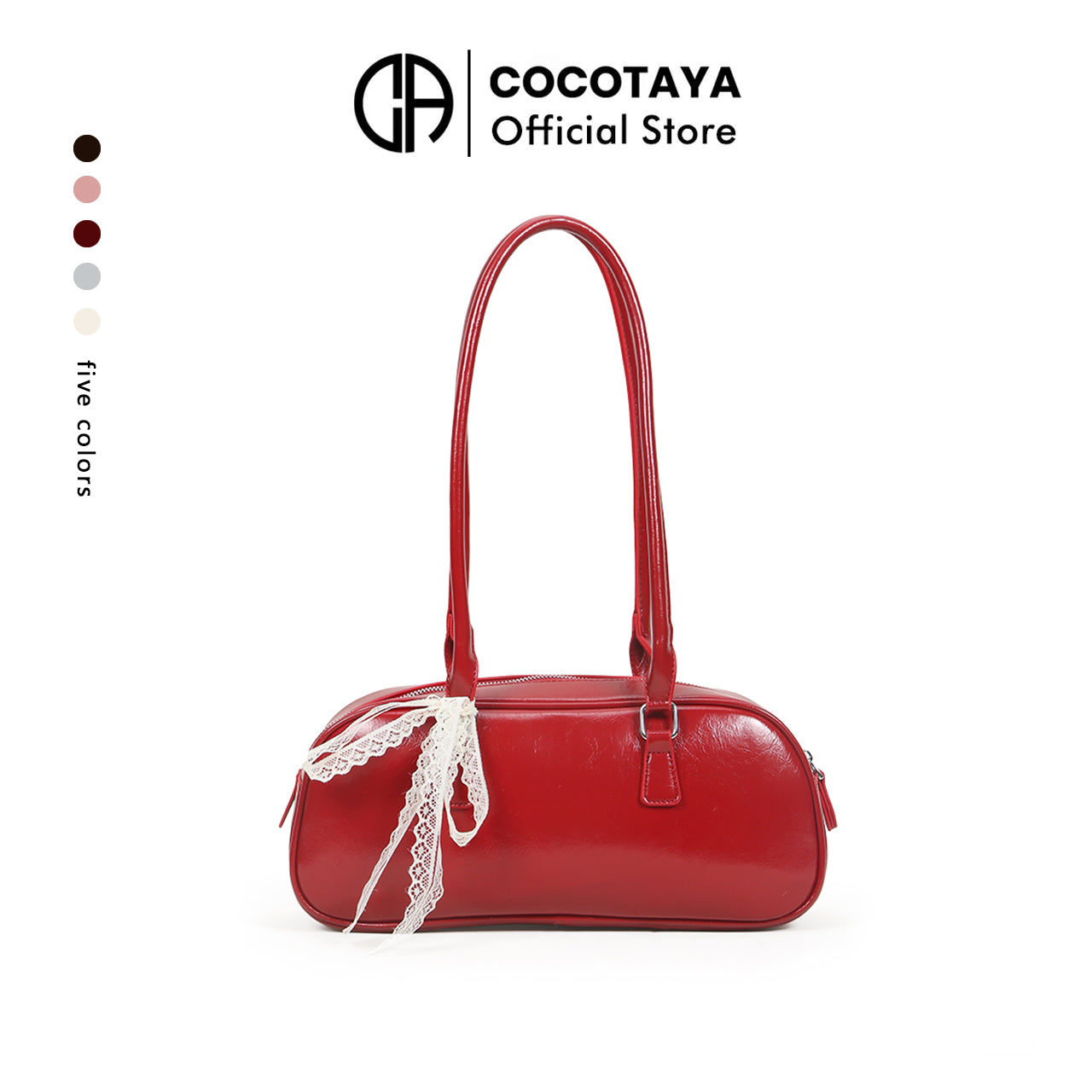 Casual simple handbag fashion trend shoulder bag versatile design underarm bag