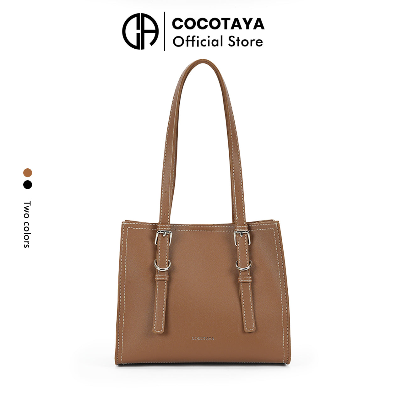 (COCOTAYA)High-quality leather handbag, stylish shoulder bag, messenger bag