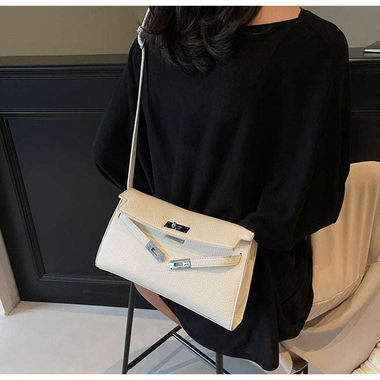 Fashionable retro women's shoulder bag, large capacity and versatile temperament handbag
