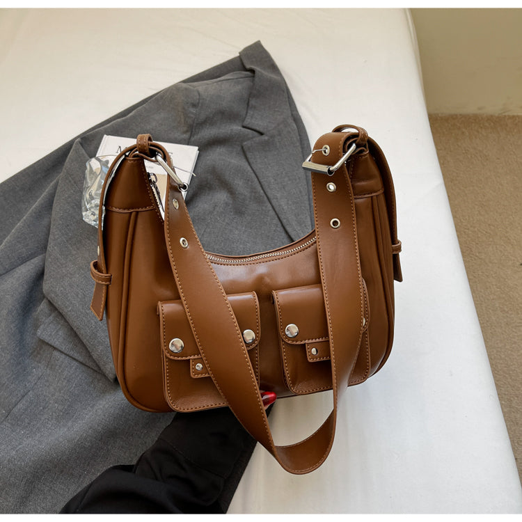 New fashion underarm women's bag, casual retro shoulder messenger bag