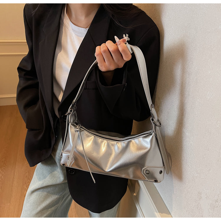 Fashion trend shoulder bag women's casual commuting large capacity messenger bag