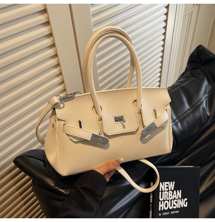 High-end stylish large-capacity handbag for women, fashionable new commuter shoulder messenger bag