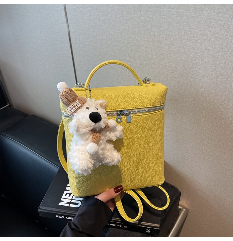 Fashionable large-capacity design handbag, casual simple backpack versatile crossbody bag