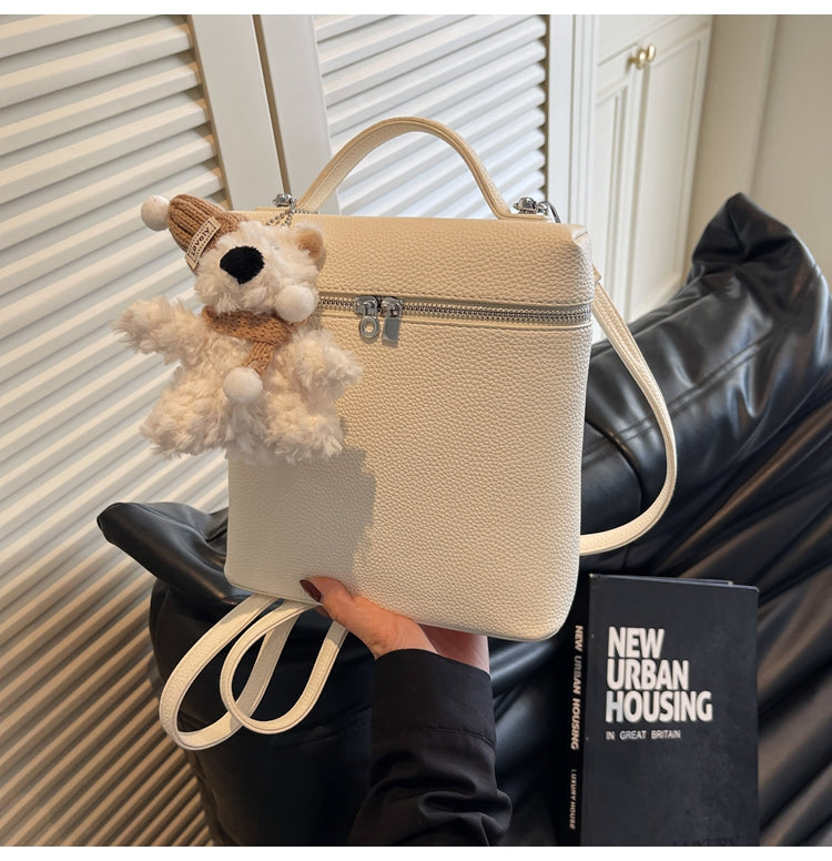 Fashionable large-capacity design handbag, casual simple backpack versatile crossbody bag