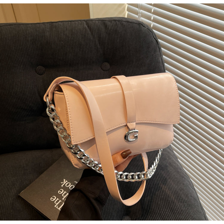 Fashion chain design bag, high-end all-match small square bag, commuter messenger bag