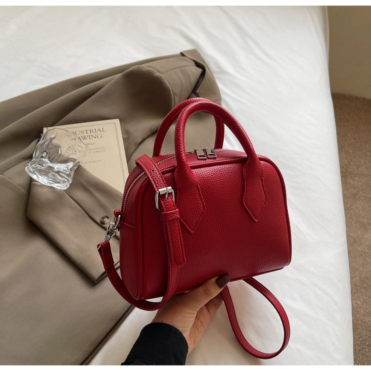 Casual all-match handbag, simple and fashionable shoulder messenger bag