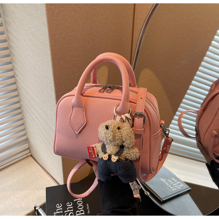 Casual all-match handbag, simple and fashionable shoulder messenger bag