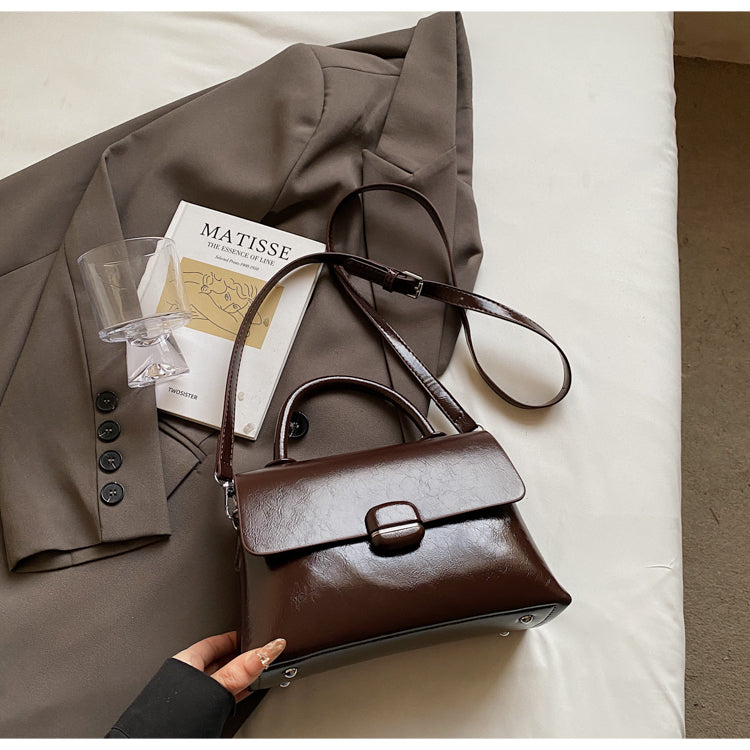 Fashion new style small square bag underarm leisure large capacity trendy shoulder messenger bag