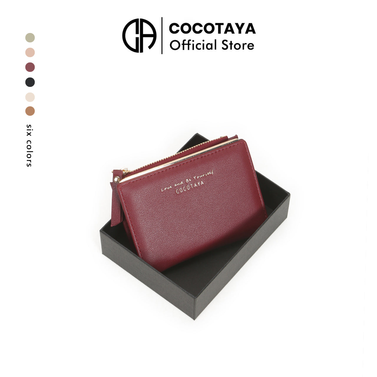 Short-style simple two-fold zipper purse pocket pocket Lady Pu Leather