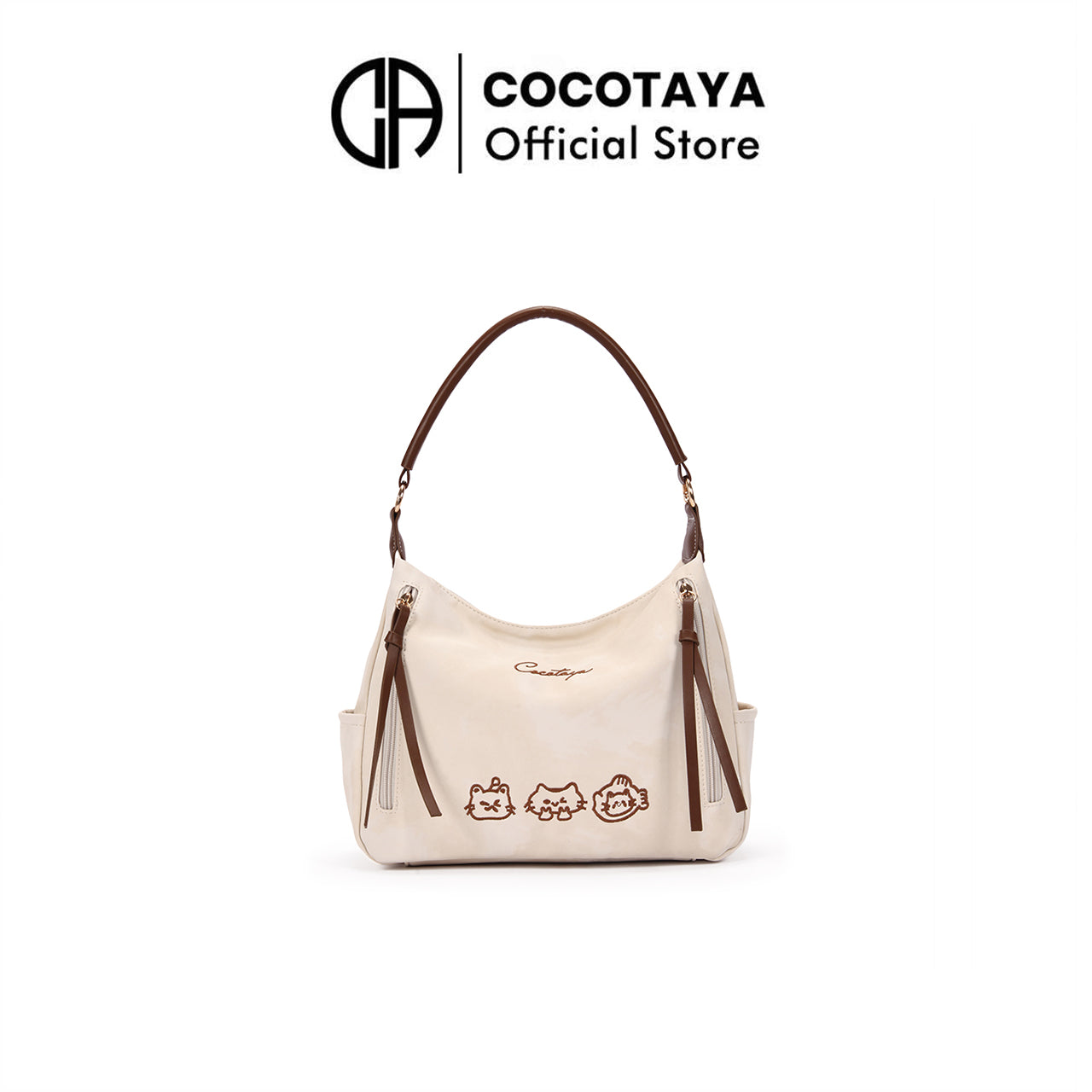 (COCOTAYA) Stylish and simple handbag underarm bag, large capacity, with adjustable shoulder strap