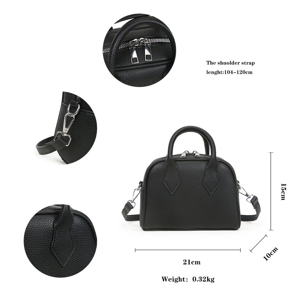 Casual all-match handbag, simple and fashionable shoulder messenger bag