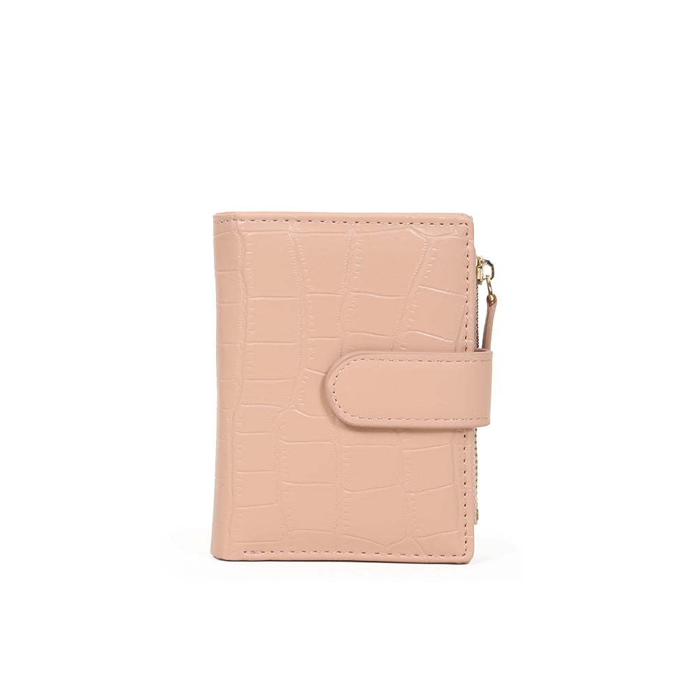 Short multicolor simple bifold magnetic wallet pocket ladies pu leather