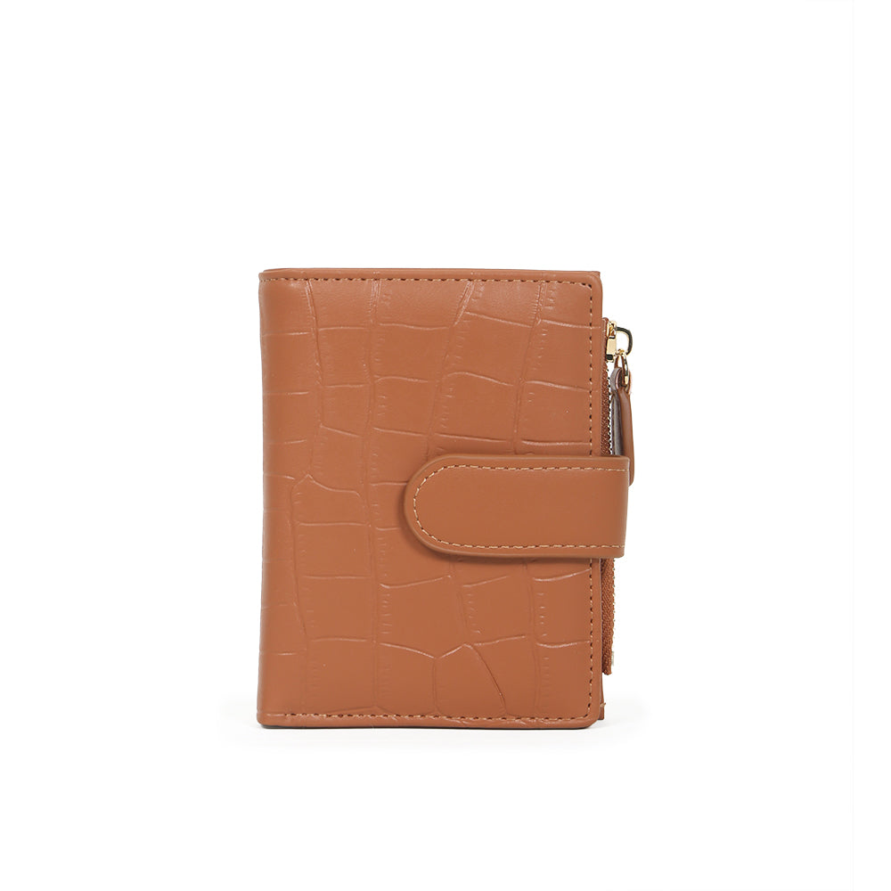 Short multicolor simple bifold magnetic wallet pocket ladies pu leather