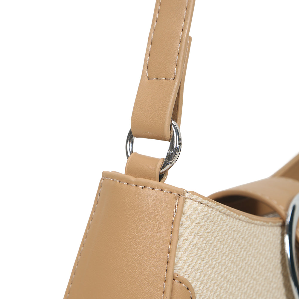 Trendy and fashionable retro handbags, high-end contrast color design underarm bags, casual shoulder messenger bags