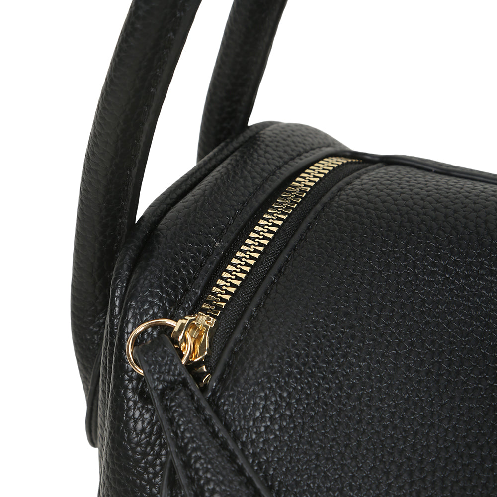 High-end handbag, simple and versatile small square bag, fashionable lock design shoulder messenger bag