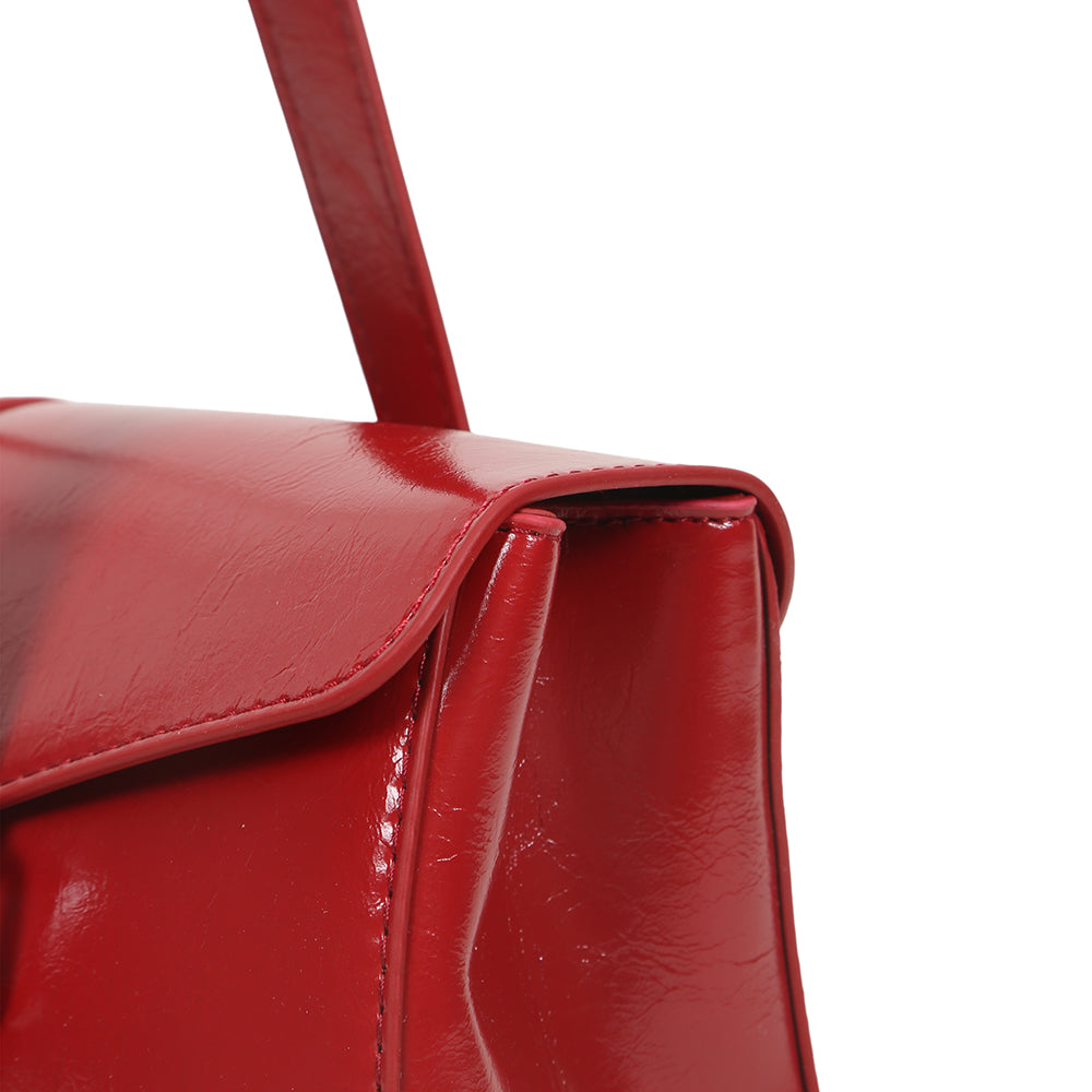 High-grade solid color simple underarm women's bag, casual and versatile commuter bag