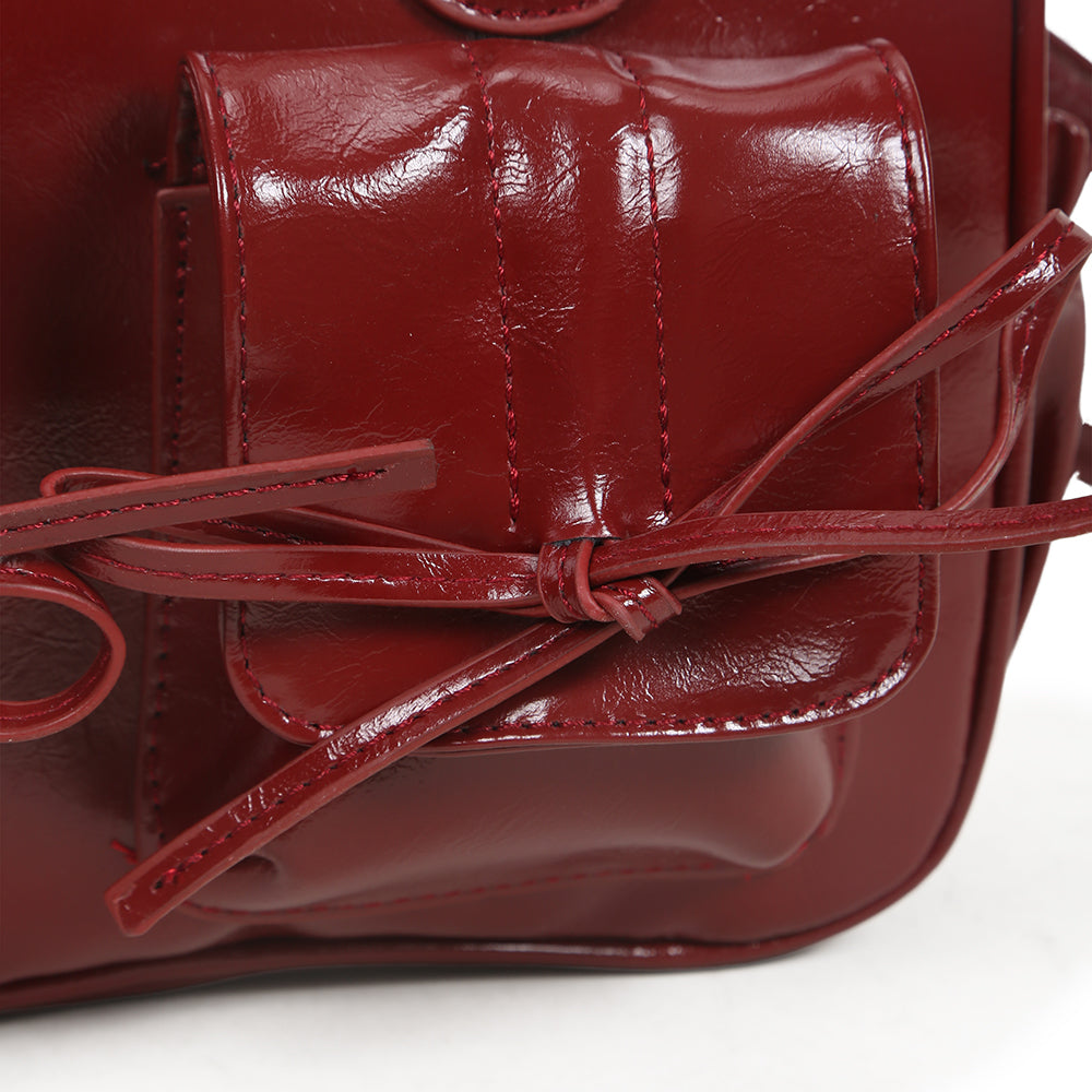 Сәнді сүйкімді садақ дизайны қол сөмкесі үлкен сыйымдылығы бар рюкзак