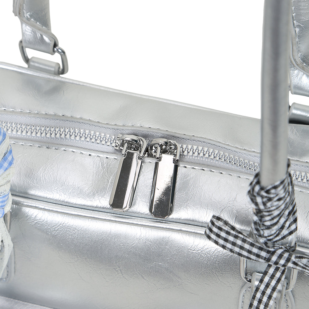 Fashion retro multi-pocket underarm women's bag, large capacity commuter shoulder bag