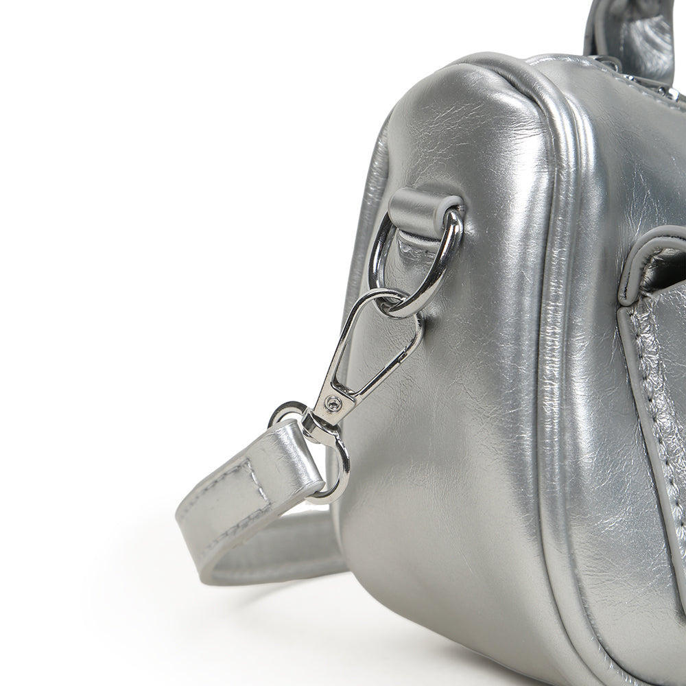 Fashion retro underarm women's bag, simple solid color large capacity shoulder messenger bag