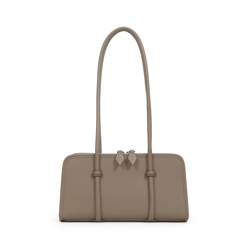 Retro personality PU leather shoulder bag, new high-end retro underarm bag, Korean style ladies small square bag