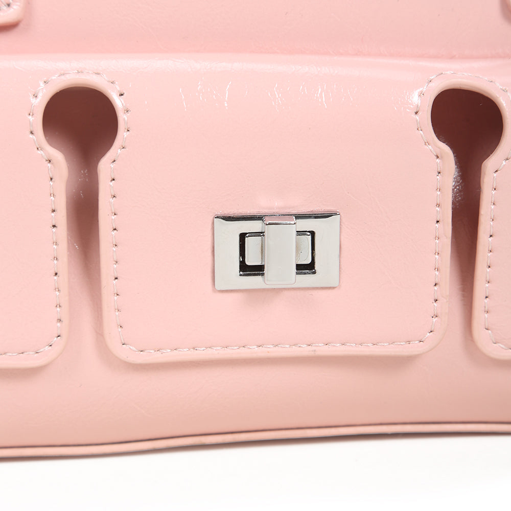 High-end stylish large-capacity simple handbag, fashionable commuter shoulder messenger bag