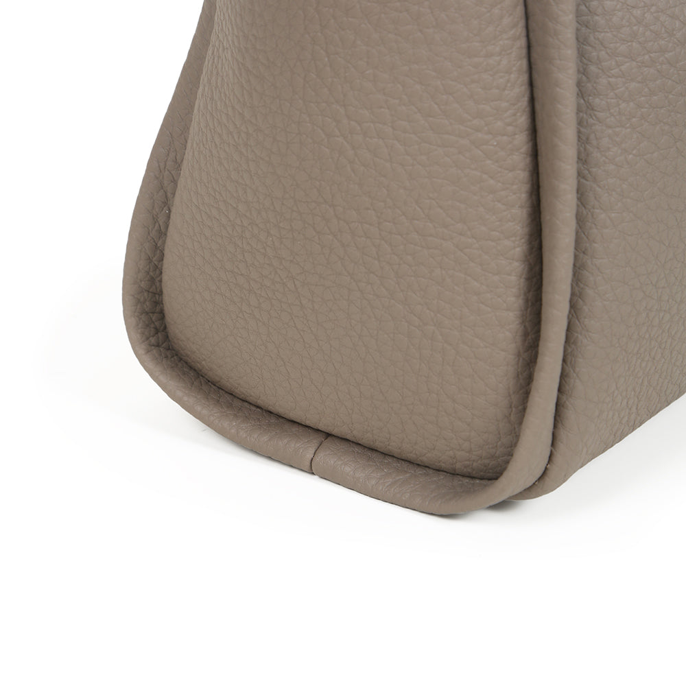 Fashion PU soft leather women's handbag solid color versatile commuting large capacity underarm bag