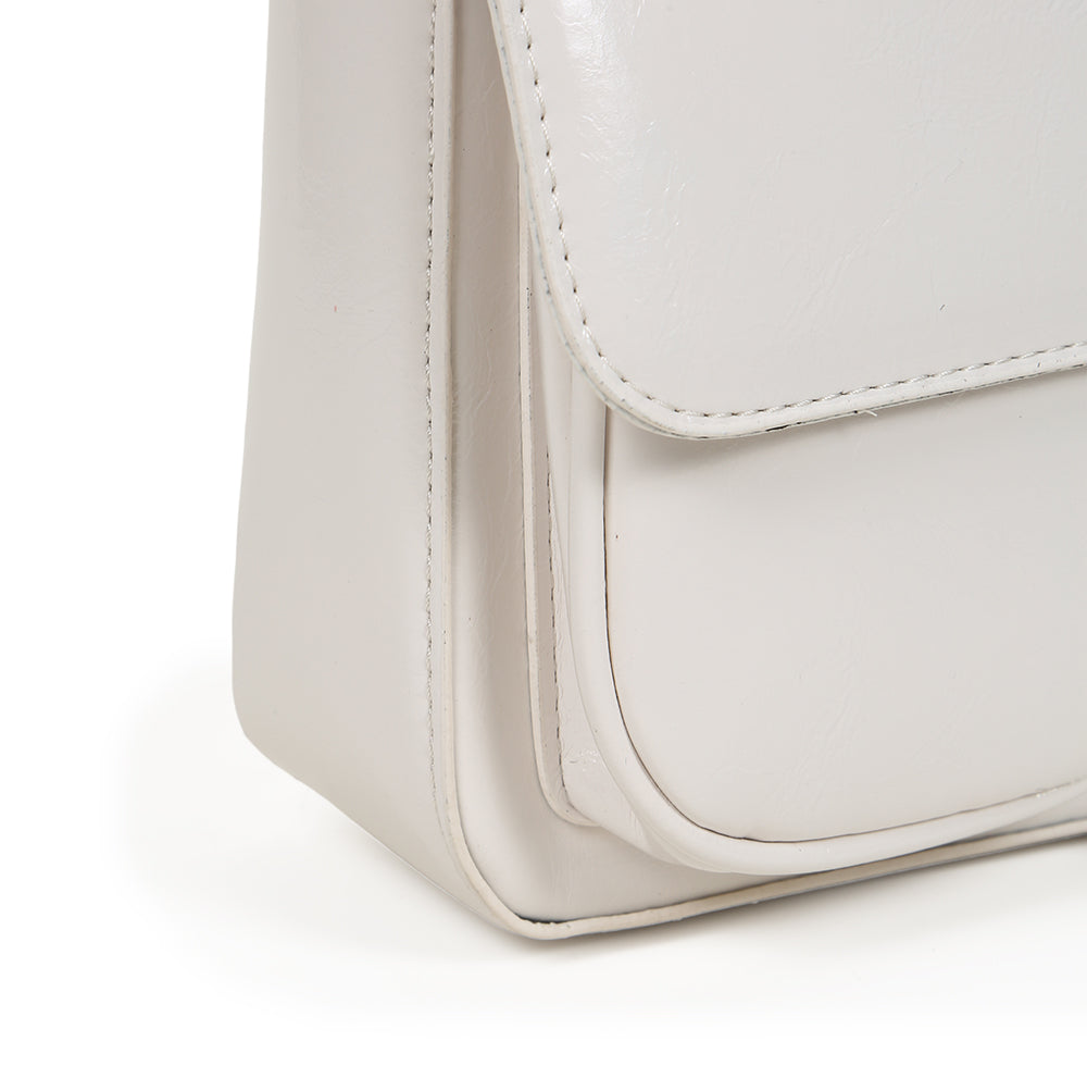 High-end women's solid color shoulder bag, new style versatile underarm simple commuter bag