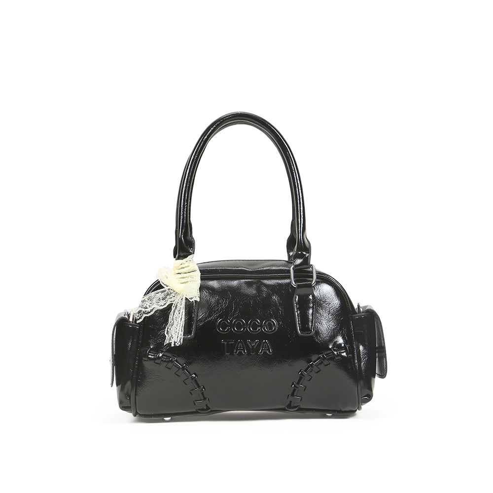 Fashion large capacity handbag retro underarm commuter messenger bag