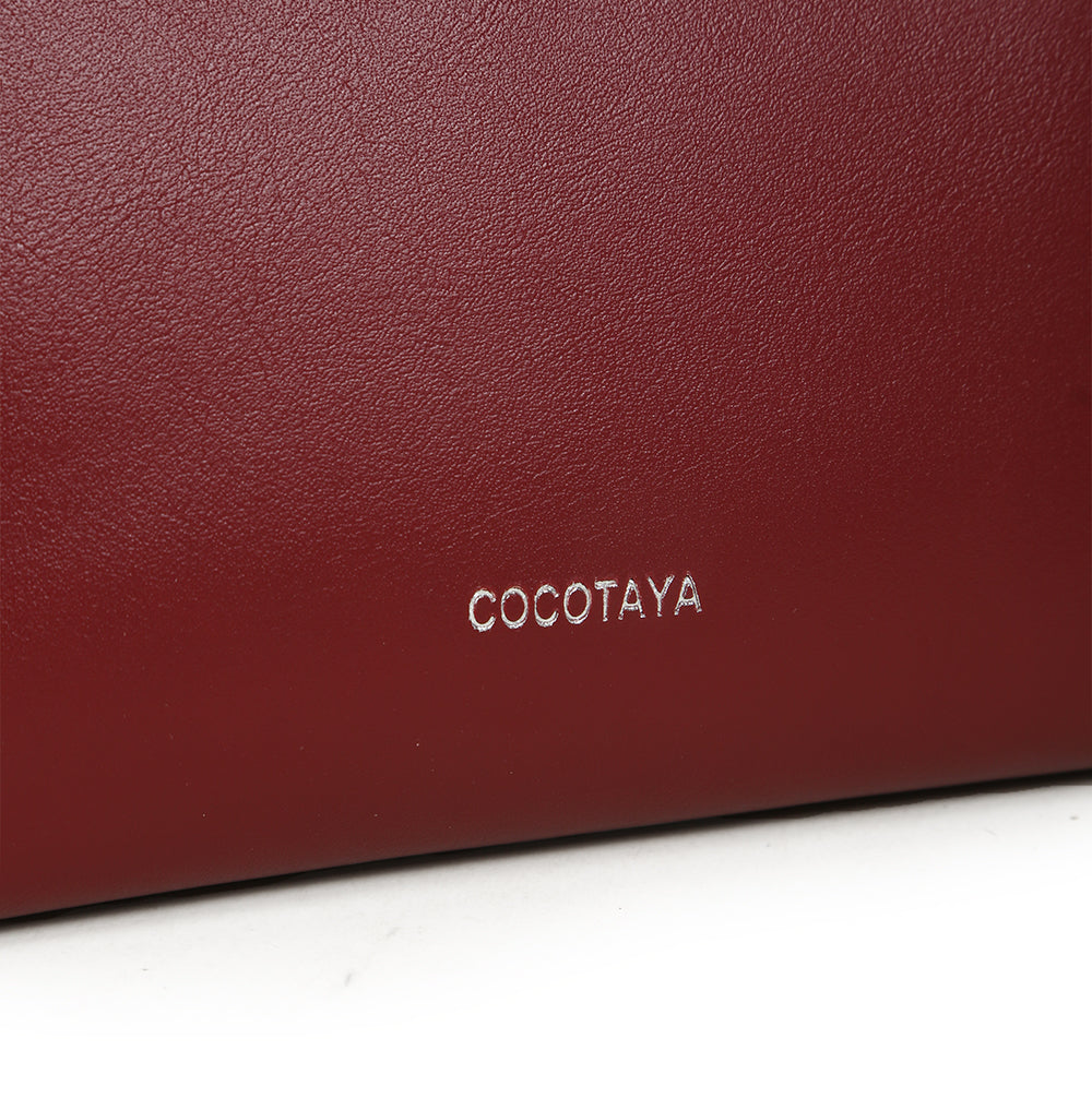 Fashionable and simple women's one-shoulder underarm bag, large capacity handbag, made of PU leather