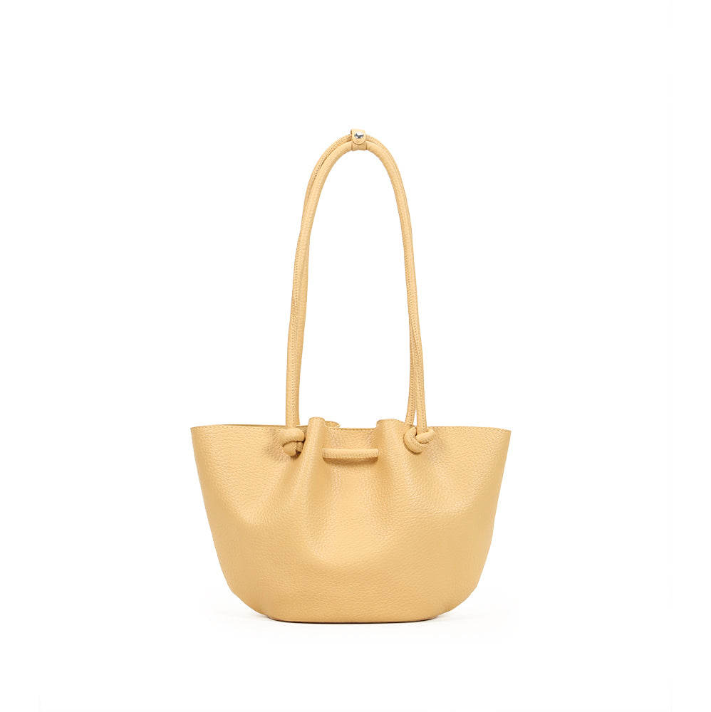 Shoulder bag, new style, simple and elegant design, foldable cloud bag, PU material