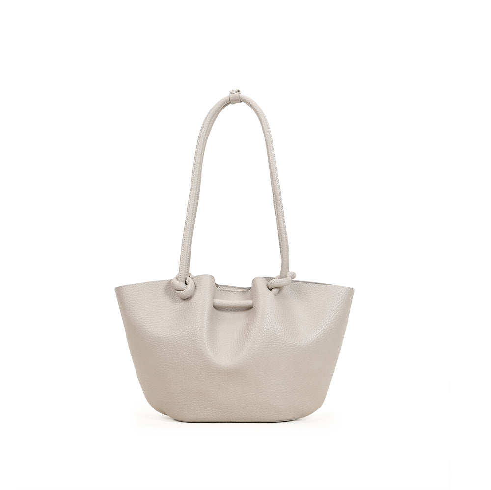Shoulder bag, new style, simple and elegant design, foldable cloud bag, PU material