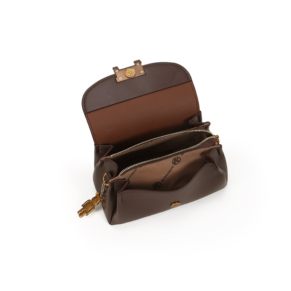 New multi-function shoulder bag, fashion and simple shoulder bag for women, made of PU leather