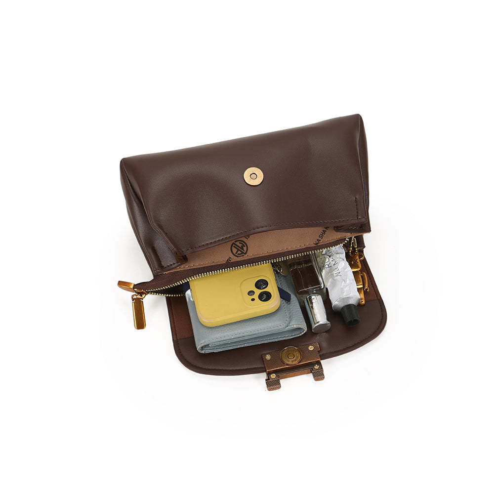 New multi-function shoulder bag, fashion and simple shoulder bag for women, made of PU leather