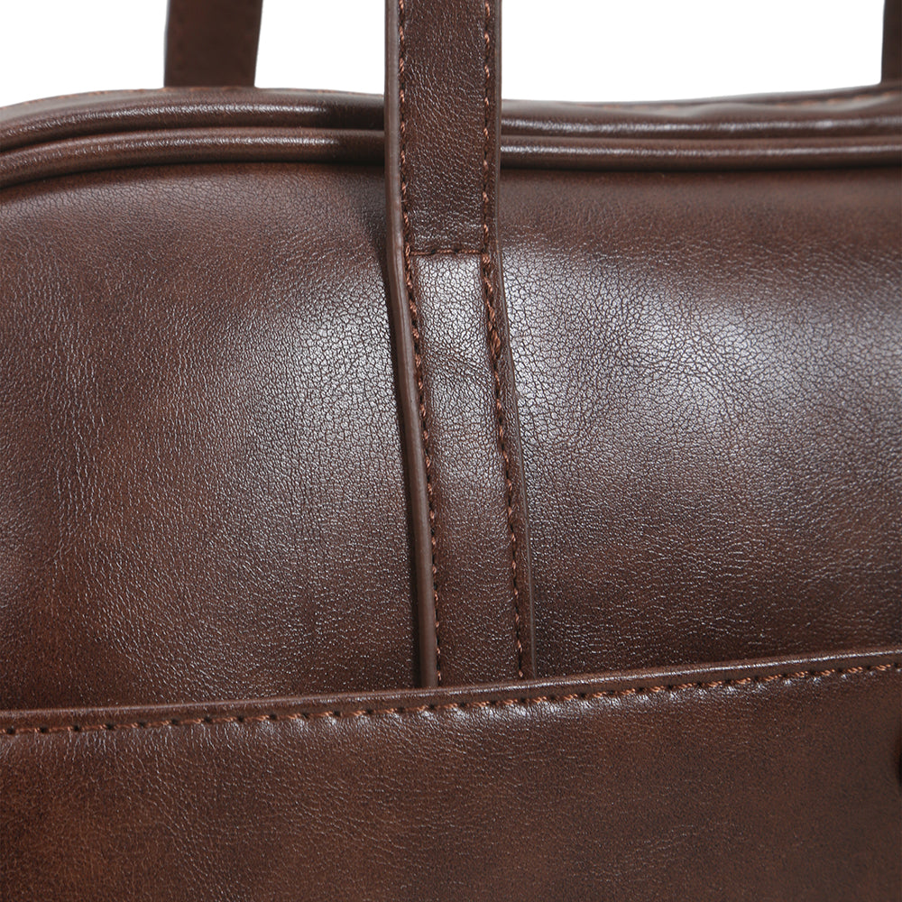 Commuter Retro Large Capacity Simple Women's PU Leather Shoulder Underarm Bag