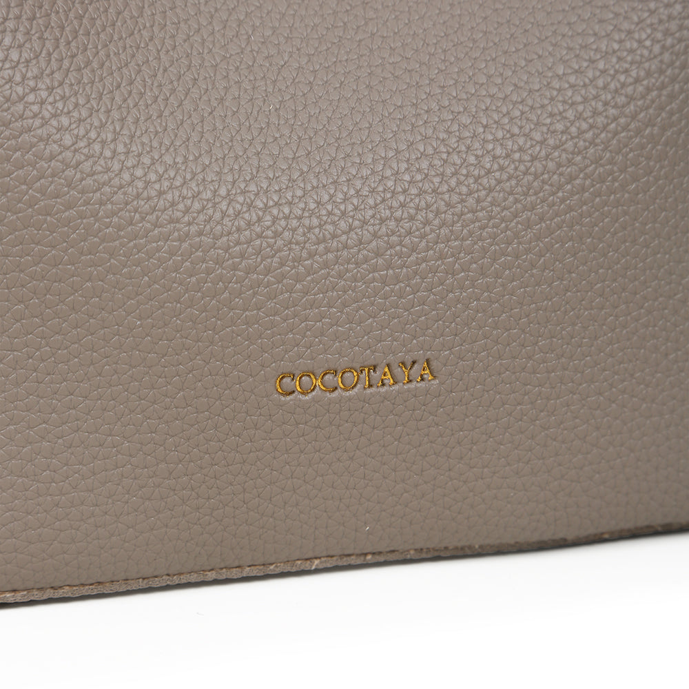 Fashionable hand-held bucket bag, high-quality large-capacity shoulder bag, temperament all-match mother-and-child bag