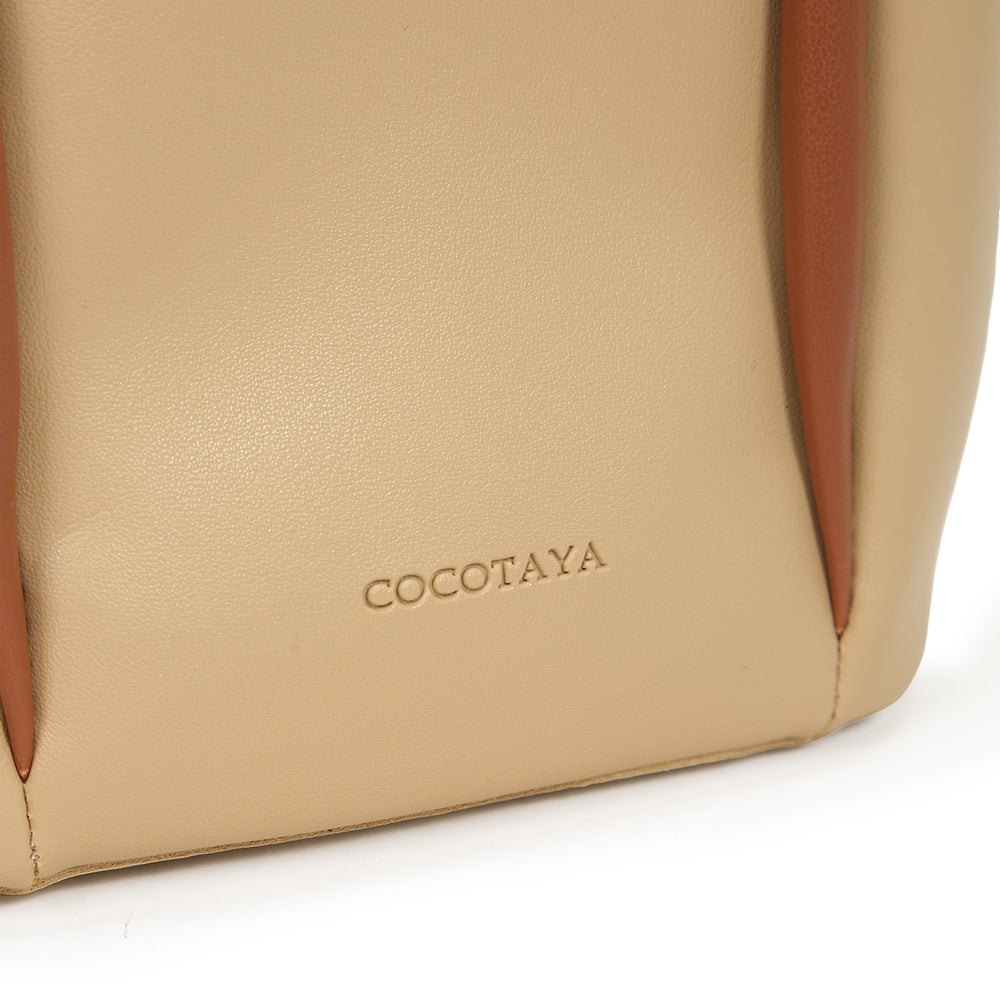 COCOTAYA-The new style design flower petal handbag bump color sub-package PU leather lady cross-body bag