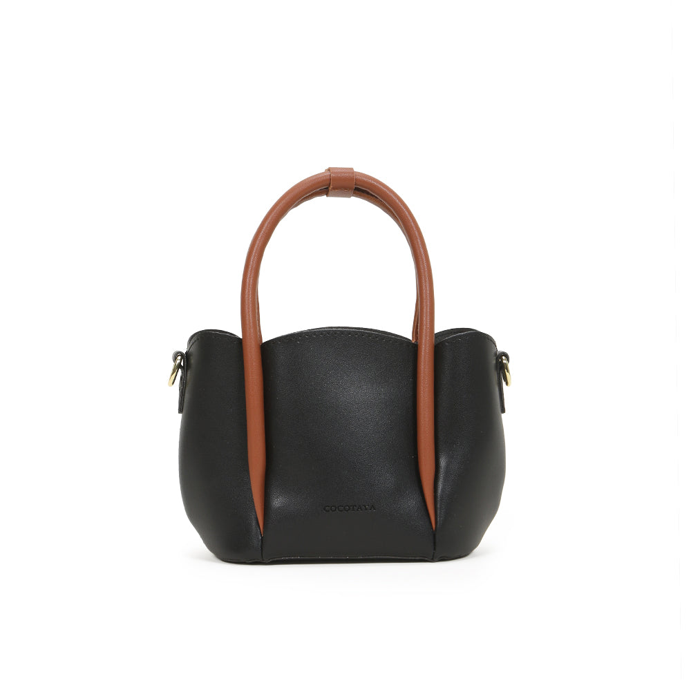 COCOTAYA-The new style design flower petal handbag bump color sub-package PU leather lady cross-body bag