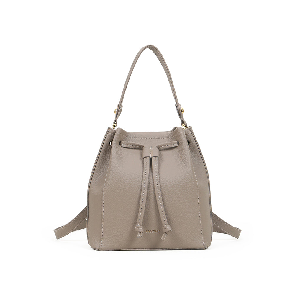 Fashionable new drawstring design bags, simple handbags, trendy shoulder messenger bags, casual backpacks