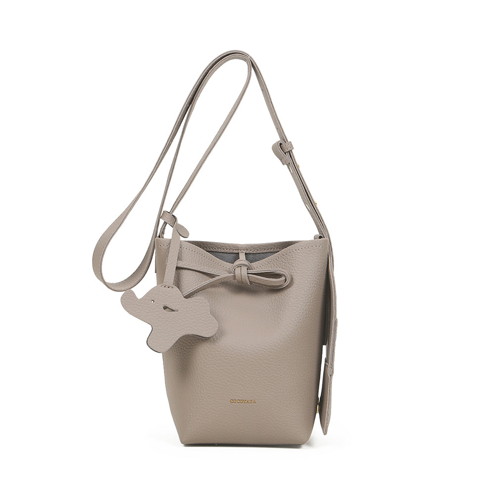 (COCOTAYA) Fashion new strap design bucket bag, casual commuting shoulder messenger bag for women