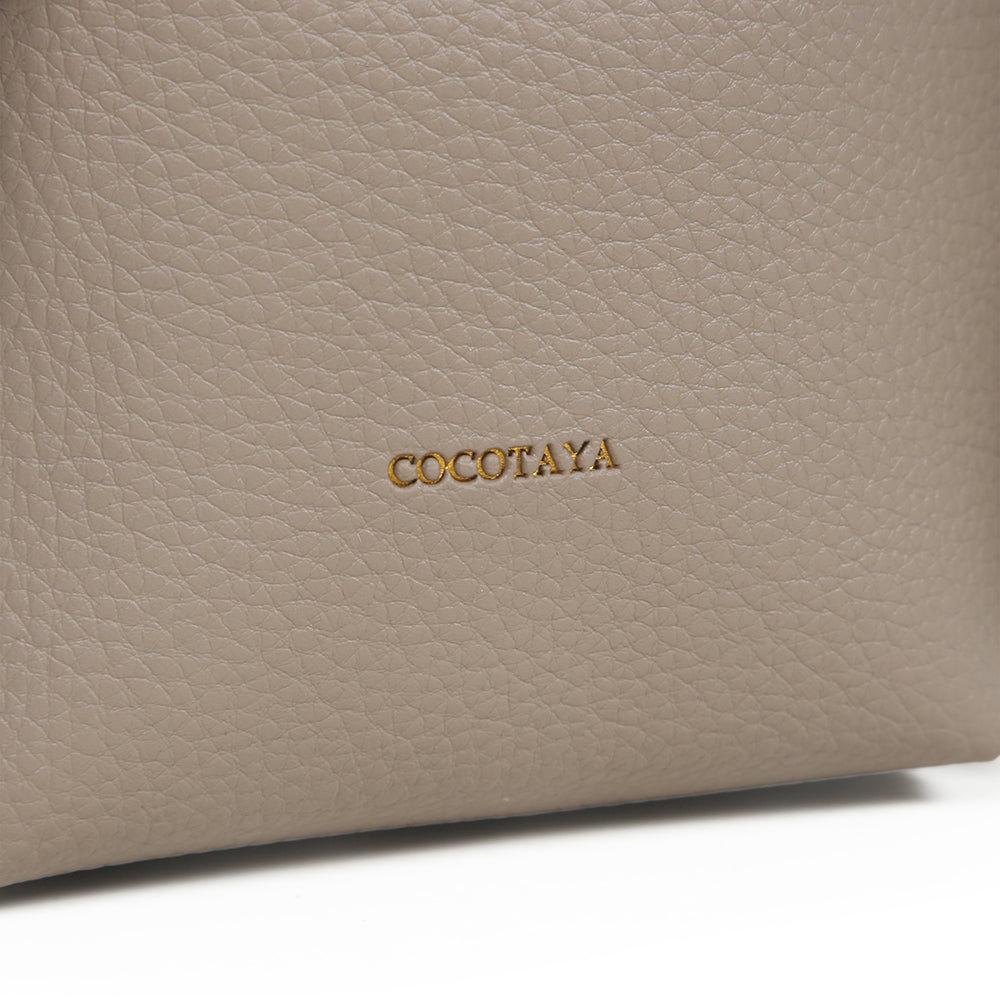 (COCOTAYA) Fashion new strap design bucket bag, casual commuting shoulder messenger bag for women