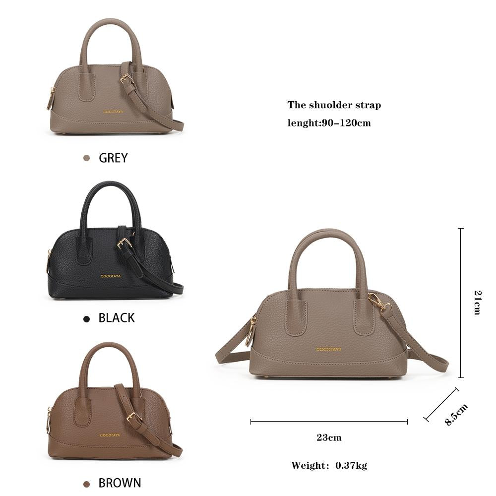 Women's handbag, fashionable and versatile, retro style PU material, messenger bag