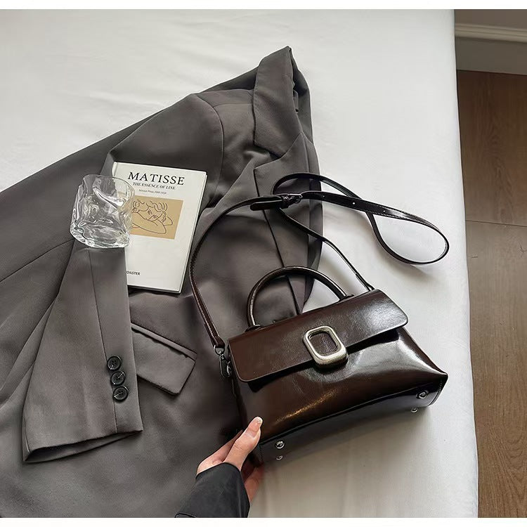 Simple casual handbags for women, new fashion shoulder bags, trendy messenger bags