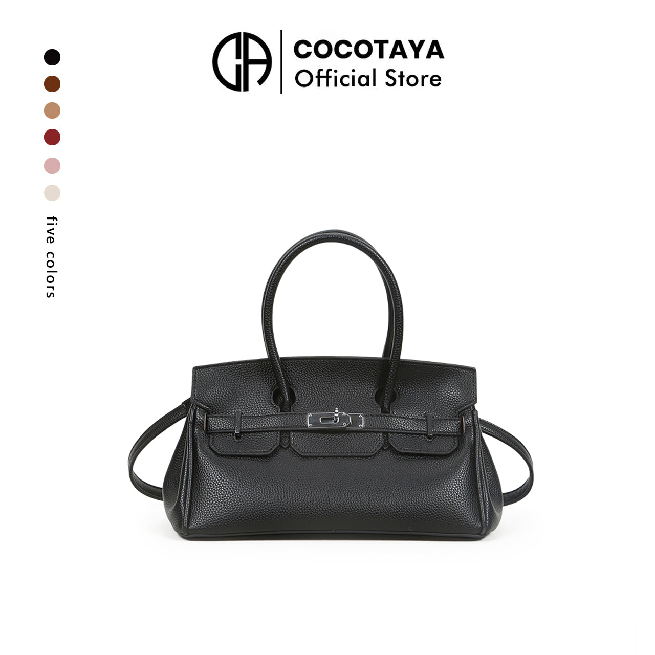 High-end stylish large-capacity handbag for women, fashionable new commuter shoulder messenger bag