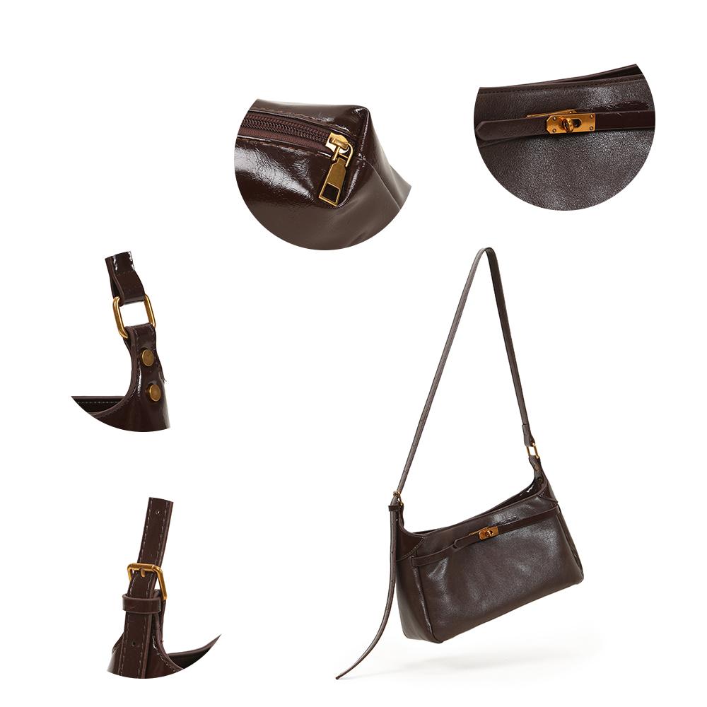 Classic fashion messenger bag, PU leather material, shoulder messenger bag, with small bag