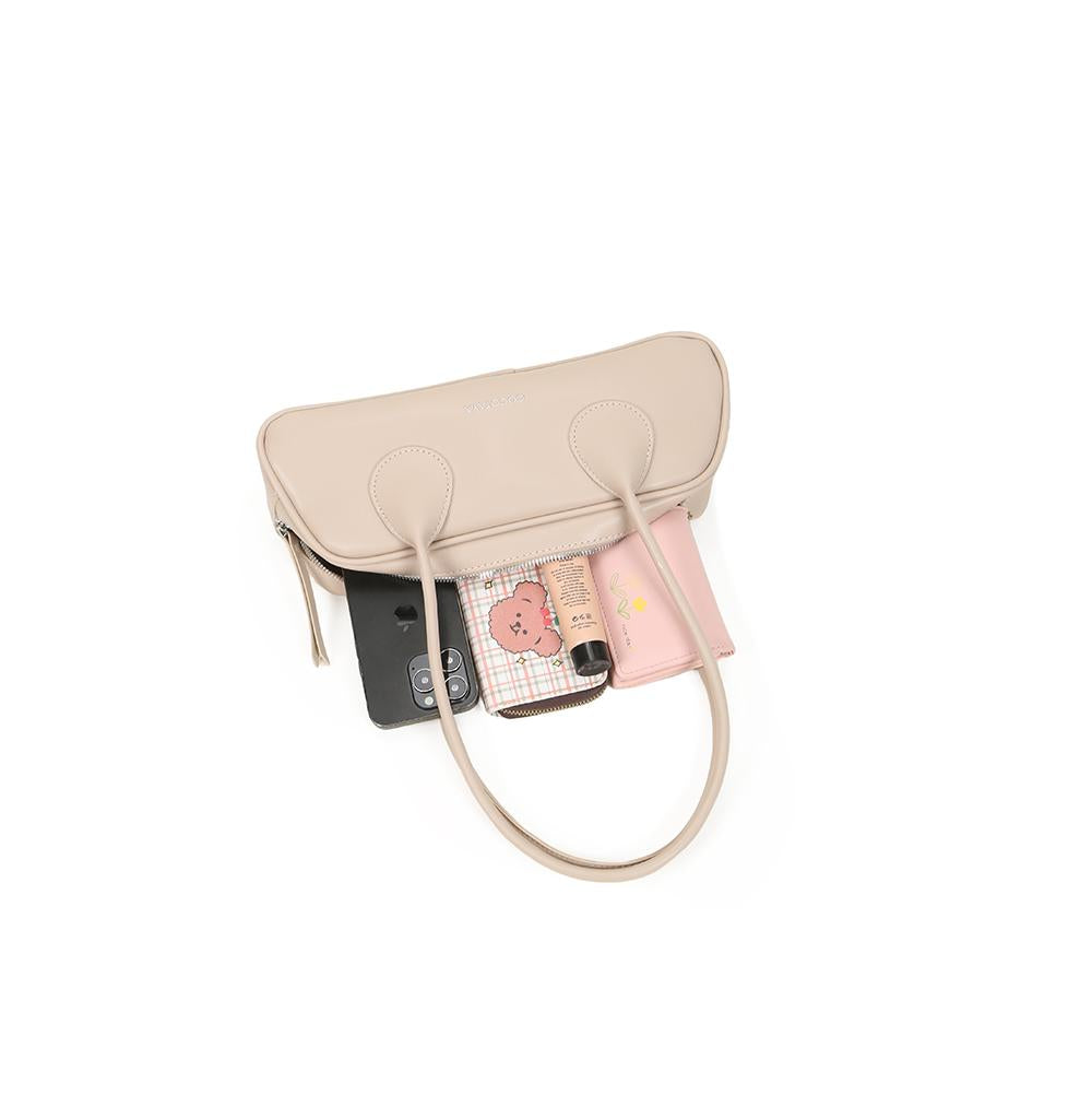 New style fashion handbag, fashionable and easy to match, made of PU leather, underarm bag with pendant