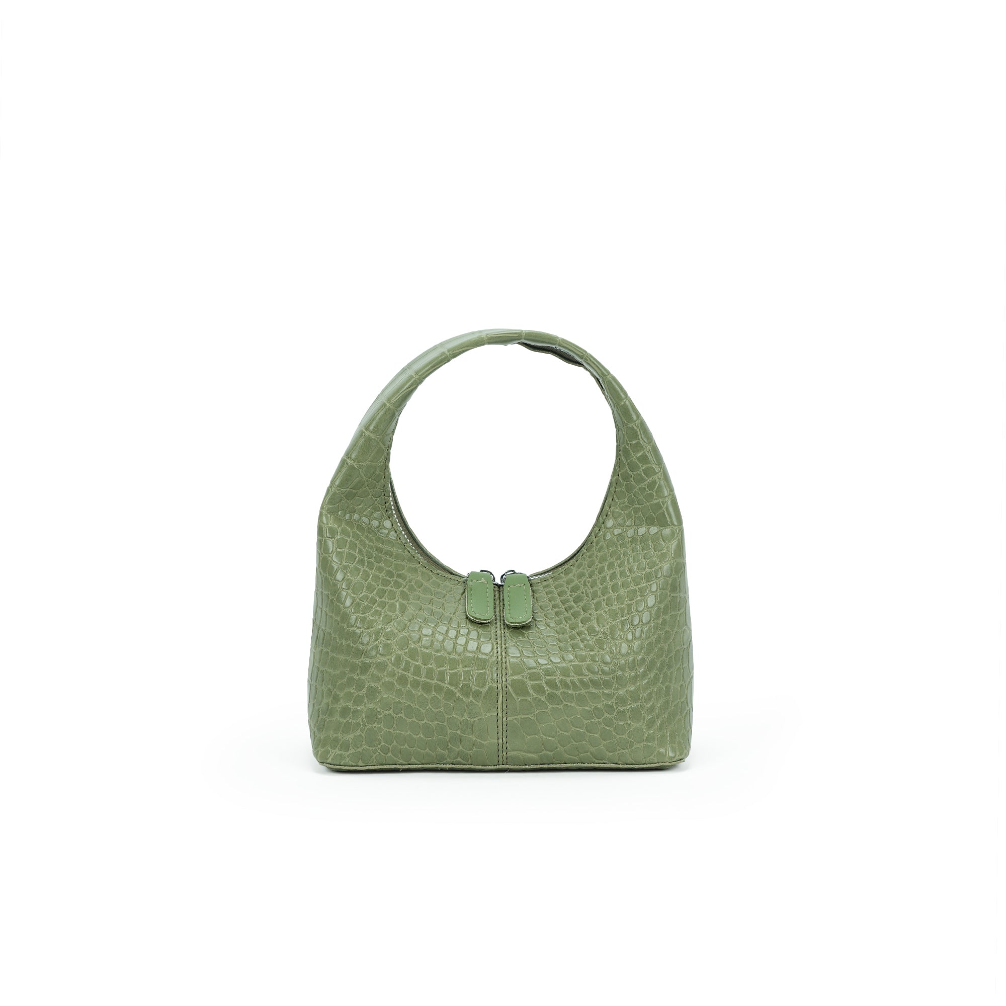 (COCOTAYA)Vintage Croc Pattern PU Leather Handbag, Casual Women's Shoulder Bag