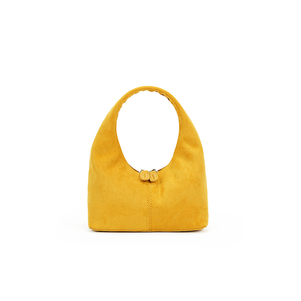 (COCOTAYA)Vintage Suede-Like PU Leather Handbag, Elegant Women's Shoulder Bag