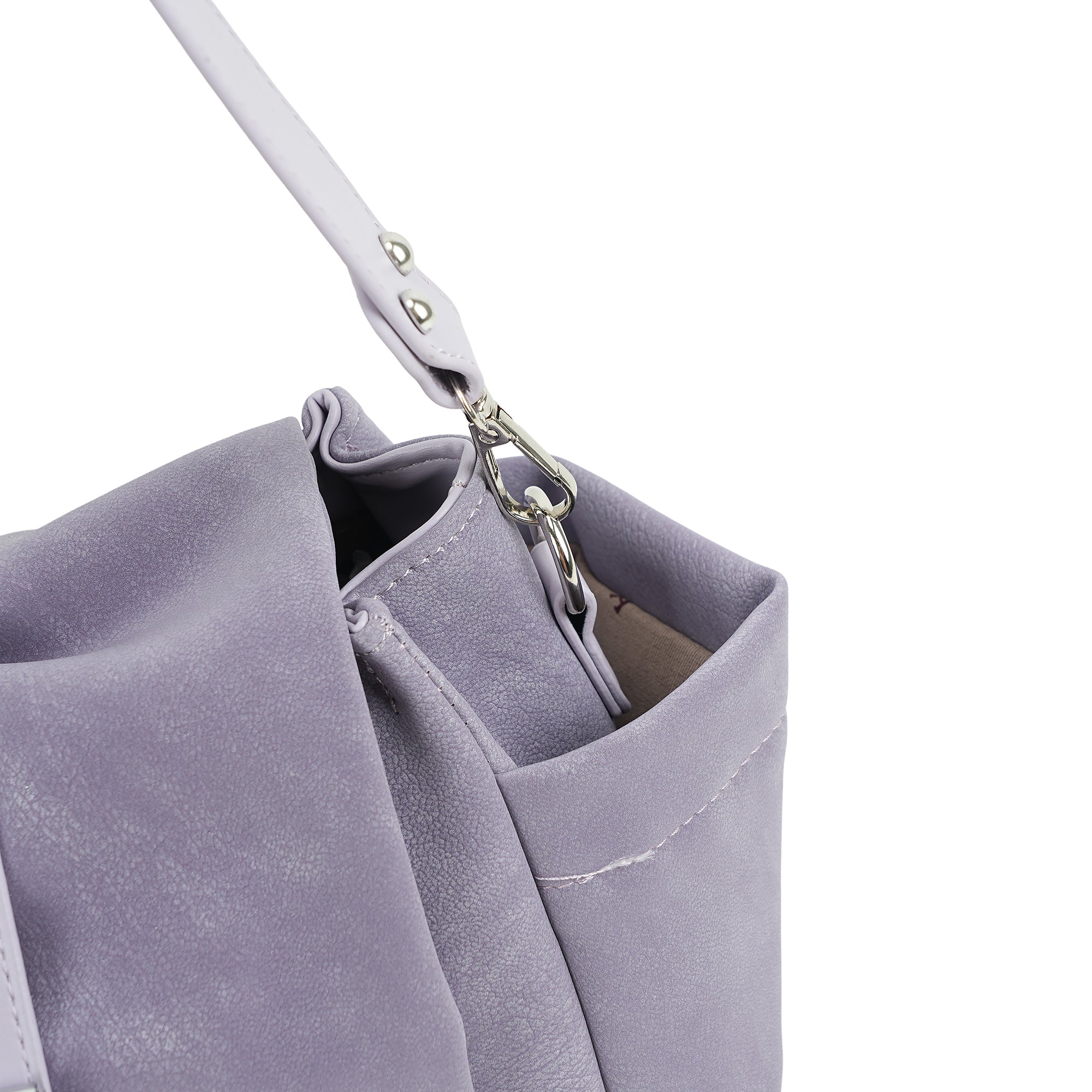 (cocotaya)Women Adjustable Strap Buckle Shoulder Crossbody Bag Multi Pocket Daily Casual Purse