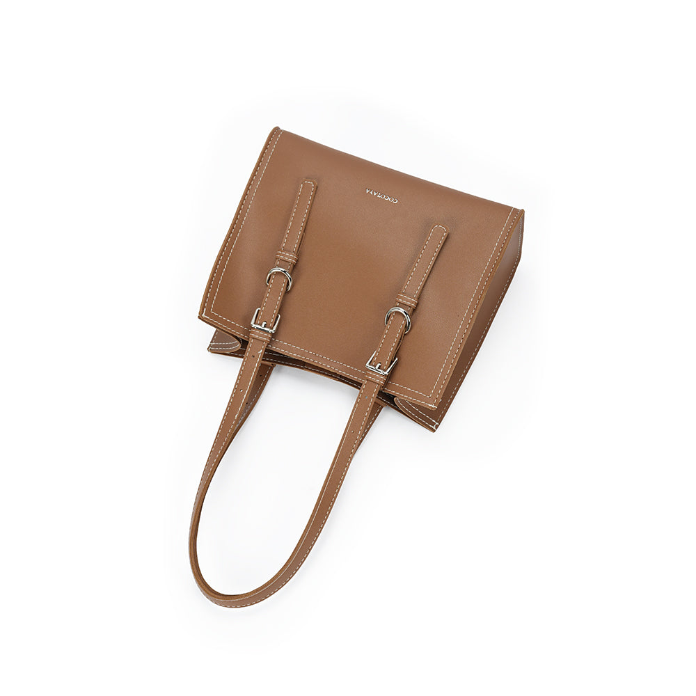 (COCOTAYA)High-quality leather handbag, stylish shoulder bag, messenger bag