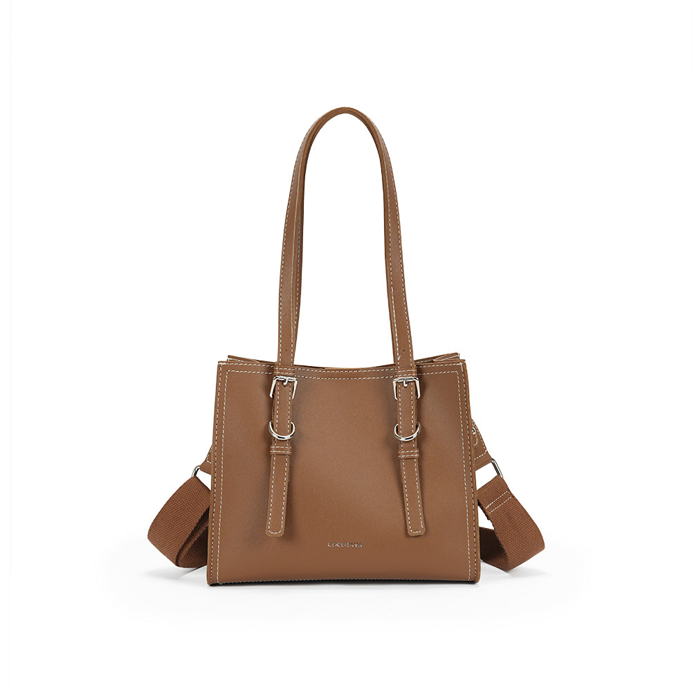 (COCOTAYA)High-quality leather handbag, stylish shoulder bag, messenger bag